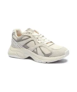 Кроссовки Leo Trainer из кожи Michael Kors, бежевый