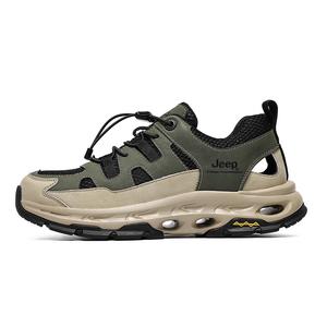 Низкие походные ботинки для мужчин Jeep, Black Green