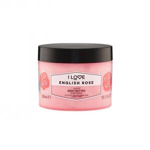 Увлажняющее масло для тела, Английская роза, 300мл I Love, Scented Body Butter