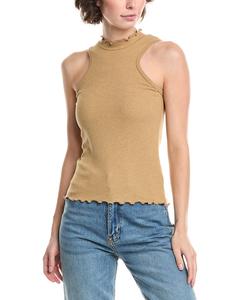 LNA Drew Маро ребристый топ, коричневый