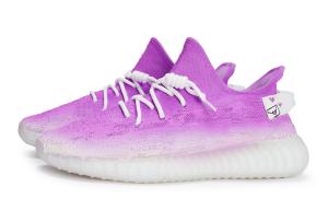 Кроссовки adidas originals Yeezy Boost 350 V2 Lifestyle Shoes Unisex Low-top White, сиреневый/фиолетовый/белый