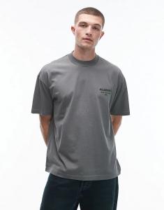 Футболка Allsaints xander светло-зелёного цвета