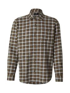 Рубашка обычного кроя на пуговицах QS, оливковый