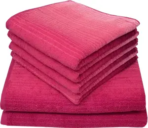 Набор полотенец Dyckhoff "с цветовым градиентом" (6 шт.), розовый