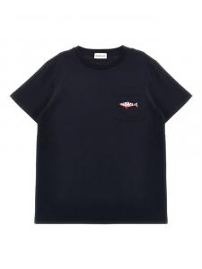 Футболка Скуало Moncler Enfant, синий