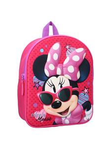 Рюкзак Disney Minnie Mouse 3D, розовый, с регулируемыми плечевыми ремнями