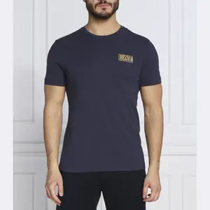 Футболка стандартного кроя Ea7, синий