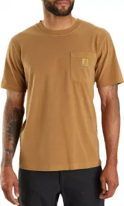 Мужская футболка с коротким рукавом Carhartt Garment Dye, цвет Carhartt Brown