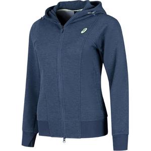 Женская беговая куртка SS24 темно-синяя Asics