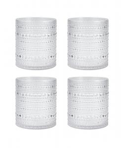 Набор из 4 стаканов Orbetto Outdoor DOF объемом 10 унций (300 мл) Fortessa, Clear