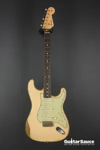 Fender Custom Shop 59 Stratocaster Masterbuilt Остин Макнатт 2024 - Винтажный блонд с эффектом старения (COD 1923NG)