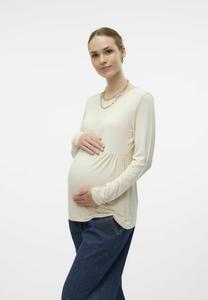 Футболка с длинным рукавом MAMALICIOUS, белый