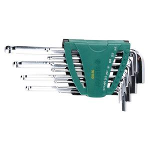 Набор шестигранных ключей с шаровой головкой Shida, 12 дюймов, 1/16–3/8 дюйма 09106 SATA