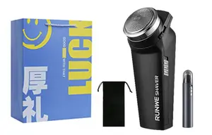 RS113 поворотные триммеры электрические компактные портативные автомобильные с одним лезвием, челкой, зажимом, зарядка Type-C RUNWE