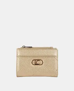 Женский кошелёк с несколькими отделениями на молнии Lola Casademunt, золотой