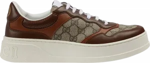 Кроссовки Gucci GG Supreme Sneaker 'Beige', коричневый