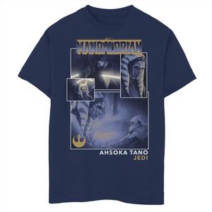 Футболка с рисунком «Джедай» с коллажем R13 для мальчиков 8–20 лет «Звездные войны: Мандалорец Асока Тано» Star Wars