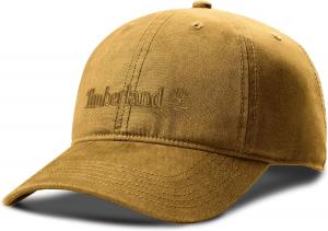 Timberland Cooper Hill мужская бейсболка - хлопковый канвас, регулируемая, легкая и стильная шапка для активного отдыха, Wheat (Brown)