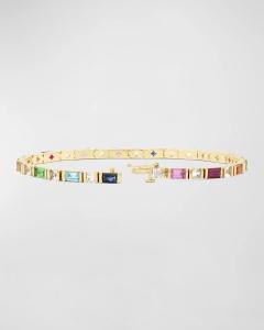 Теннисный браслет Princess Bar Stevie Wren, цвет 45 Yellow