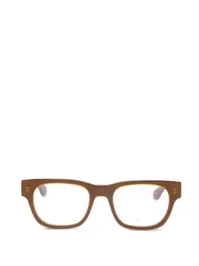 Очки в квадратной оправе Alexander Mcqueen, коричневый