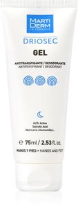 Driosec гель-антиперспирант для рук и ног против повышенной потливости Martiderm, 75 мл