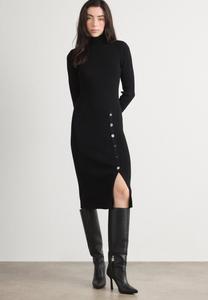 Платье DKNY MOCK NECK SWEATER MIDI, Black