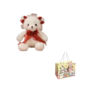 Очаровательная плюшевая кукла Lolita Bear, высота 30см/40см/50см KUMAOYA, Burgundy