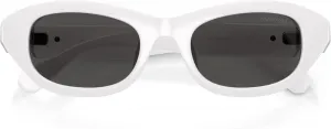 Женские солнцезащитные очки Swarovski Sk6036u, универсальная квадратная форма, White/Dark Grey