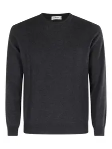 Кашемировый свитер с круглым вырезом Kangra, серый