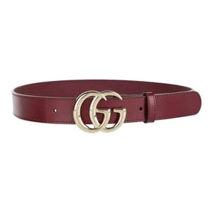 GUCCI Кожаный ремень GG Marmont, Red
