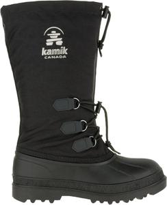 Зимние ботинки Justin Lunar Tempo - герметичные швы для мужчин - утепленные зимние обувь - водонепроницаемые ботинки с переработанной подкладкой для мужчин - влагоотводящая подкладка - регулируемый снегозащитный воротник Kamik, черный