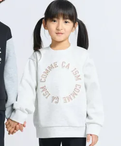 Толстовка с длинными рукавами и принтом/тиснением логотипа Comme Ca Ism, цвет Oatmeal