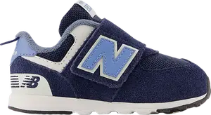 Кроссовки 574 New-B Hook & Loop Toddler Wide 'Heritage Blue', синий