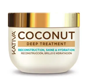 Интенсивная реконструирующая маска Coconut Reconstrution & Shine Deep Treatment Kativa, 300 ml