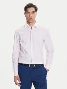 Рубашка облегающего кроя H-Hank 50469345 Boss, розовый