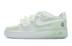 Кроссовки Nike Air Force 1 Skateboard Shoes Women's Low-Top White/Green