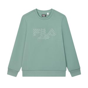 Свитшот мужской травяной зеленый FILA, зеленый