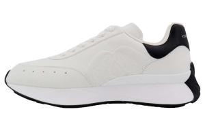 Alexander McQueen Кроссовки для спринта «Белые и черные» женские