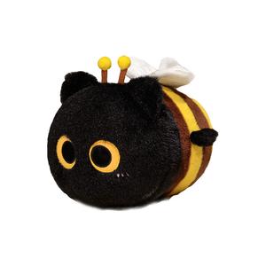 Плюшевая кукла Healing Style Cute Dango Kitten Bee высотой 22 см 77 SEVEN DREAM