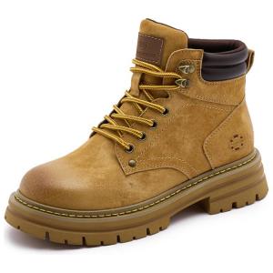 Ботинки Short Martin женские ACEMICKY, землянисто-желтые, на флисовой подкладке