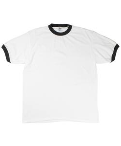 Футболка Rингер, контрастная отделка AUGUSTA SPORTSWEAR, белый/черный