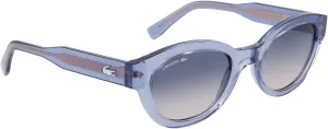 Женские солнцезащитные очки Lacoste L6024s овальной формы, Azure