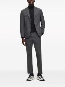 BOSS джемпер с высоким воротником, черный