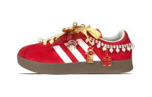 Adidas Neo Кроссовки для скейтбординга VL Court 2.0, унисекс, низкие, красные/белые