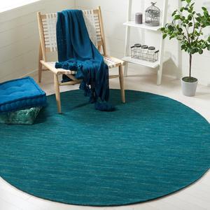 SAFAVIEH Kilim Collection ковер 183 x 183 см круглый dark green KLM850X ручной работы премиальная шерсть для прихожей гостиной спальни кухни