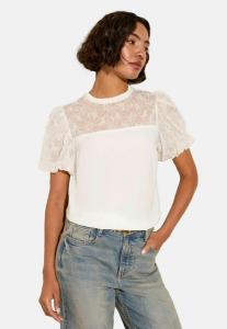 Блуза Friends Like These REGULAR FIT YOKE PUFF SLEEVE, Cream/Beige