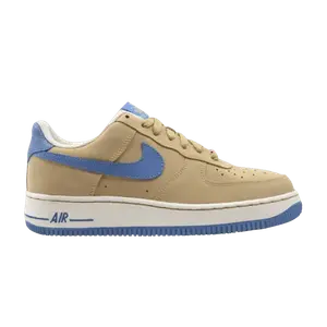 Кроссовки Nike Air Force 1 GS 'Linen University Blue', желто-коричневый