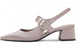CHARLES&KEITH Маленькие Чанки на каблуке 5,3 см женские - Фуксия Маув, цвет Fuchsia Mauve