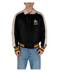 Черная куртка на пуговицах весна/лето Hugo, черный