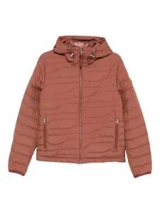 Стеганая куртка Chitu с капюшоном Moncler, коричневый